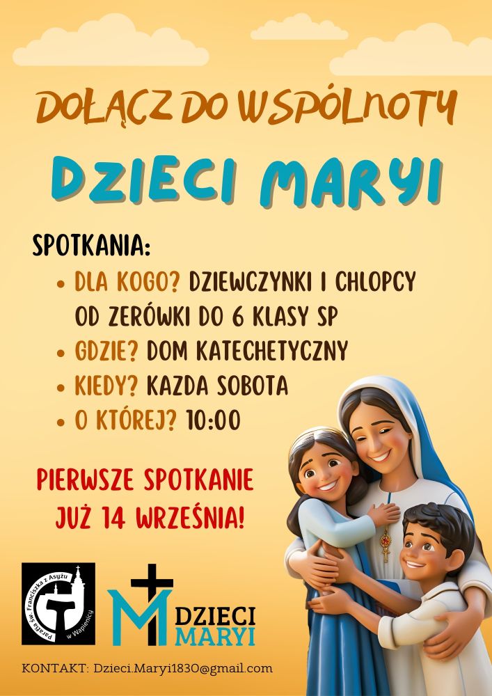 Dzieci Maryi - plakat reklamowy